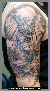 Maybe you would like to learn more about one of these? Tattoo Saint Michael Google Zoeken Tatuaje De San Miguel Tatuajes Religiosos Tattoos Para Hombre