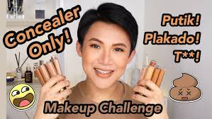 Full face usung ONLY CONCEALER! Makeup challenge