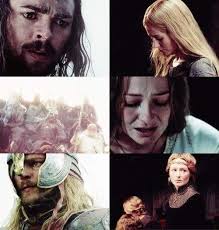 Éomer son of Éomund and Théodwyn, brother of Éowyn. Also known as the  dammit guy.