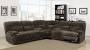 Leather Reclining Sectional Sofa