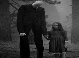 These paintings show a strangely elongated character leading a child by the hand, but make no reference to the extra appendages. Slender Man Horror Character May Have Led Two Teenage Girls To Brutally Stab A Classmate But Who Or What Is He The Independent The Independent
