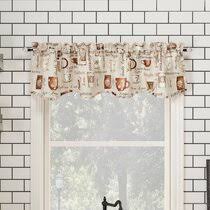Free shipping on orders over $25 shipped by amazon. Kitchen Curtains Coffee Theme Wayfair