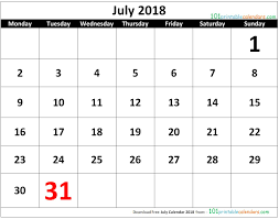 Get calendar for 2017 new year. Https 101printablecalendars Com July Calendar 2018 Html July Calendar Calendar 2018 Calendar