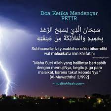 Doa Melihat Petir