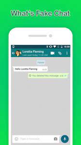 Dec 21, 2017 · whats fake download apk (9.4 mb) versions. Whats Fake Chat For Android Apk Download