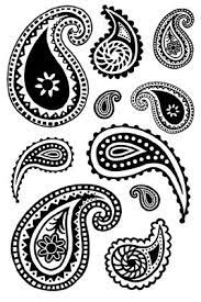Simple paisley pattern black and white. Paisley Paisley Design Paisley Paisley Pattern