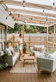 41 Stylish Small Deck And Patio Decorations Ideas To Try Right Now Backyard Patio Designs Patio Design Cozy Backyard