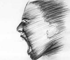 Screaming Your Anger Anger Art Abstract Sketches Abstract Pencil Drawings