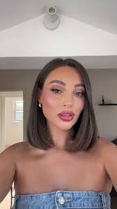 Bob Hairstyle Makeup Transformation at Short Hair Salon