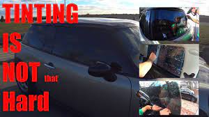 Snaptint never uses cheap dyed window tint that turn purple and fade. Diy Window Tinting All Windows Youtube