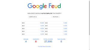 The winner is the one which gets best visibility on google. One Thing I Love About Google Feud Is How Much Variety It Contains In Its Answers Softwaregore