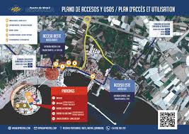 It was created from the five districts of panamá province west of the panama canal on 1 january 2014. Map Of The Accesses Port Authority Of Motril Granada Port Of Spain