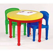 Humble Crew Kids 2 In 1 Plastic Building Blocks Compatible Activity Table And 2 Chairs Set Walmart Com Kids Table And Chairs Playroom Table Kid Table