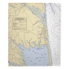 De Rehoboth Beach De Nautical Chart Blanket Island Girl