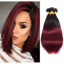 Why is brazilian butt lift surgery the most risky cosmetic procedure? Amazon Com Bk Beckoning Brazilian Straight Ombre Burgundy Hair Bundles 12 14 16 Inch 1b99j Two Tone Black To Wine Red Silky Straight Human Hair Weaves 300g Beauty