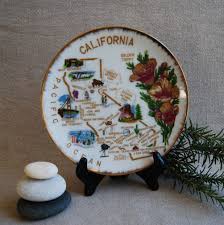 California Souvenir Plate Vintage California Memorabilia California Collectible Vintage California California Souvenirs Souvenir Plates