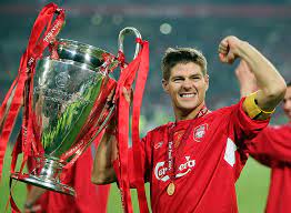 Hd Wallpaper Happiness Medal Cup Liverpool Captain Glory Steven Gerrard Wallpaper Flare Steven gerrard, footballers, liverpool fc, premier league.