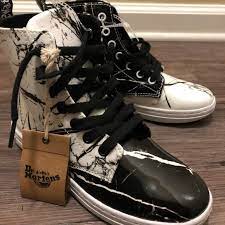 Dr Martens Shoes Dr Martens Leyton 7 Eye Boot Blackwhite Poshmark