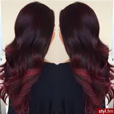 Long Dark Brown Hair Red Tips Hair Styles Hair Beauty Hair