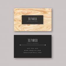 This paper stock is perfect for simpler designs with less ink coverage and dark colors. Free Vector Marble Textured Visiting Cards