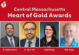 Heart of Gold Award winners to be honored at Central Massachusetts Heart  and Stroke Ball
