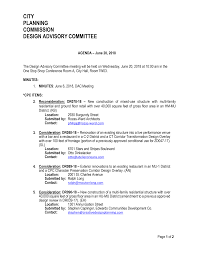 CITY PLANNING COMMISSION DESIGN ADVISORY COMMITTEE