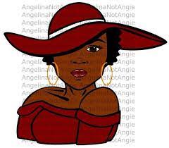 Afro Woman Svg Dxf Robyn Natural Short Hair Curly Fro Etsy Black Girl Art Girl With Hat Digital Art Girl