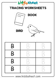 These worksheets have dashed upper and lower case letters to help kids learn how to write them down. Alphabet Letter Tracing Worksheet Book And Bird Free Printable Files Kiddosheet Com Free Printable Worksheet