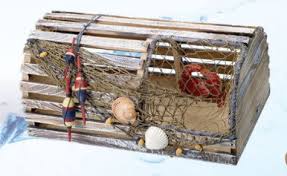 Medium Decorative Crab Trap Lobster Trap Crab Trap Nautical Decor