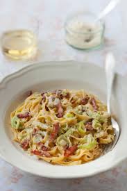 Tagliatelles A La Creme De Poireaux Recette Recettes De Cuisine Poireaux A La Creme Tagliatelles