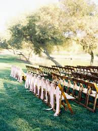 See more ideas about ceremony chairs, chair decorations, wedding chairs. Beautiful Ways To Style The Last Row Of Chairs At Your Wedding Ceremony Martha Stewart