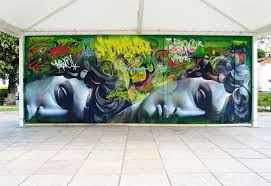 Murals Of Greek Gods Rendered Against A Chaotic Backdrop Of Graffiti By Pichiavo Colossal