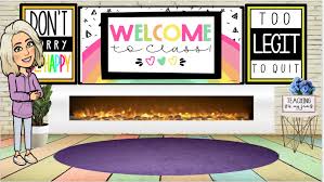 Google Virtual Bitmoji Classroom Editable In 2020 Virtual Classrooms Family And Consumer Science Technology Lessons