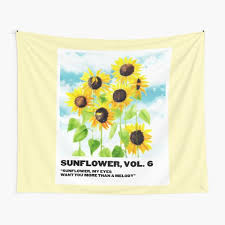 Add this masterpiece into any room in your home as an attention grabbing center piece! Sunflower Tapestries Redbubble