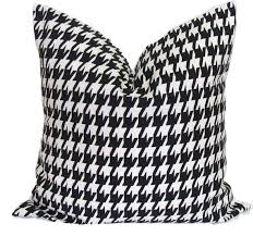 Black And White Houndstooth Sofa Black Houndstooth Pillow Cover Black Decorative Pillow Cover Black Pillow Cover Black Couch Pillo In 2020 Houndstooth Pillows Black Pillows Black And White Pillows