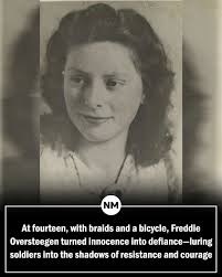 Dutch resistance courier during WWII