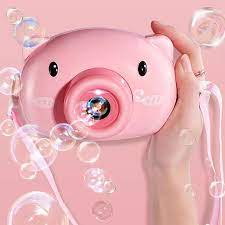 4.4 out of 5 stars. Cute Cartoon Pig Camera Kids Baby Bubble Machine Outdoor Automatic Bubble Maker Gift For Girlfriend Bath Toys For Children Bubbles Aliexpress