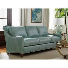 Twin Palms Leather Sofa In 2019 Blue Leather Sofa Sofa Furniture Sofa