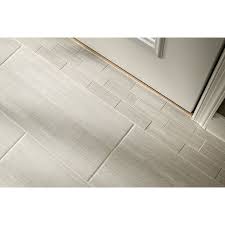 Shop Style Selections Leonia Silver Glazed Porcelain Indoor Outdoor Floor Tile Common 12 In X 24 In Actual 1 Tile Floor Porcelain Flooring Kitchen Flooring