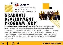 The training for fresh graduates offered by ismart consultancy is beneficial for both the graduates looking for job and the companies looking for the talented workforce. Getme Hired On Twitter Carsem Is Hiring Graduate Development Program Gdp Open For Fresh Graduates With Minimum Cgpa Of 3 0 From Following Courses E E Mechanical Microelectronics It Ca Mechatronics Business Management