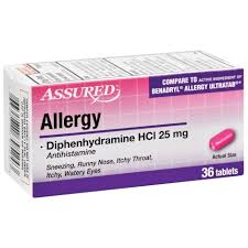 Assured Allergy Mini Tablets 36 Ct Bottles Mini Tablet Allergies Runny Nose