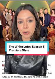 Estilo del estreno de The White Lotus temporada 3