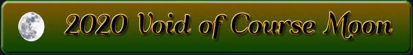 Voc Moon 2020 Void Of Course Moon Periods In 2020 Find