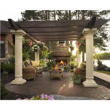 Using strong 6 x 6 posts and heavy duty double beams. Tuscany Pergola Outdoor Pergola Outdoor Rooms Outdoor Design