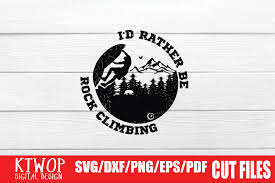 Download I D Rather Be Rock Climbing Graphic By Ktwop Creative Fabrica Yellowimages Mockups
