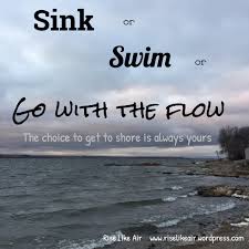 sink swim float  rise like air