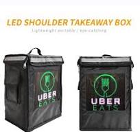 Custom Delivery Cooler Bags Motorcycle Food Delivery Bags with LED Screen