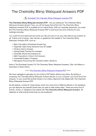Learn about all about the different levels and just how you'll reach a level 2 and outside of as promptly as possibly so that your links become even a great deal more valuable. The Chemistry Blimp Webquest Answers Pdf Shmcyp Esy Es Flip Ebook Pages 1 8 Anyflip Anyflip