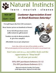 How much does my defi pet cost? Natural Instincts Healthy Pet Center Customer Appreciation Day November 28 2015 Alpine Community Network Alpine Ca 91901