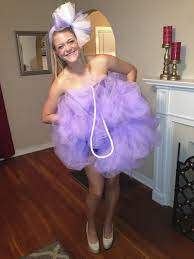 Cut eight large pieces of tulle. Loofah Costume Easy College Halloween Costumes Couple Halloween Costumes For Adults Halloween Costumes For Girls